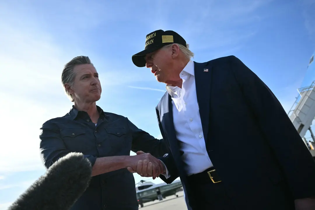 Donald Trump and Gavin Newsom